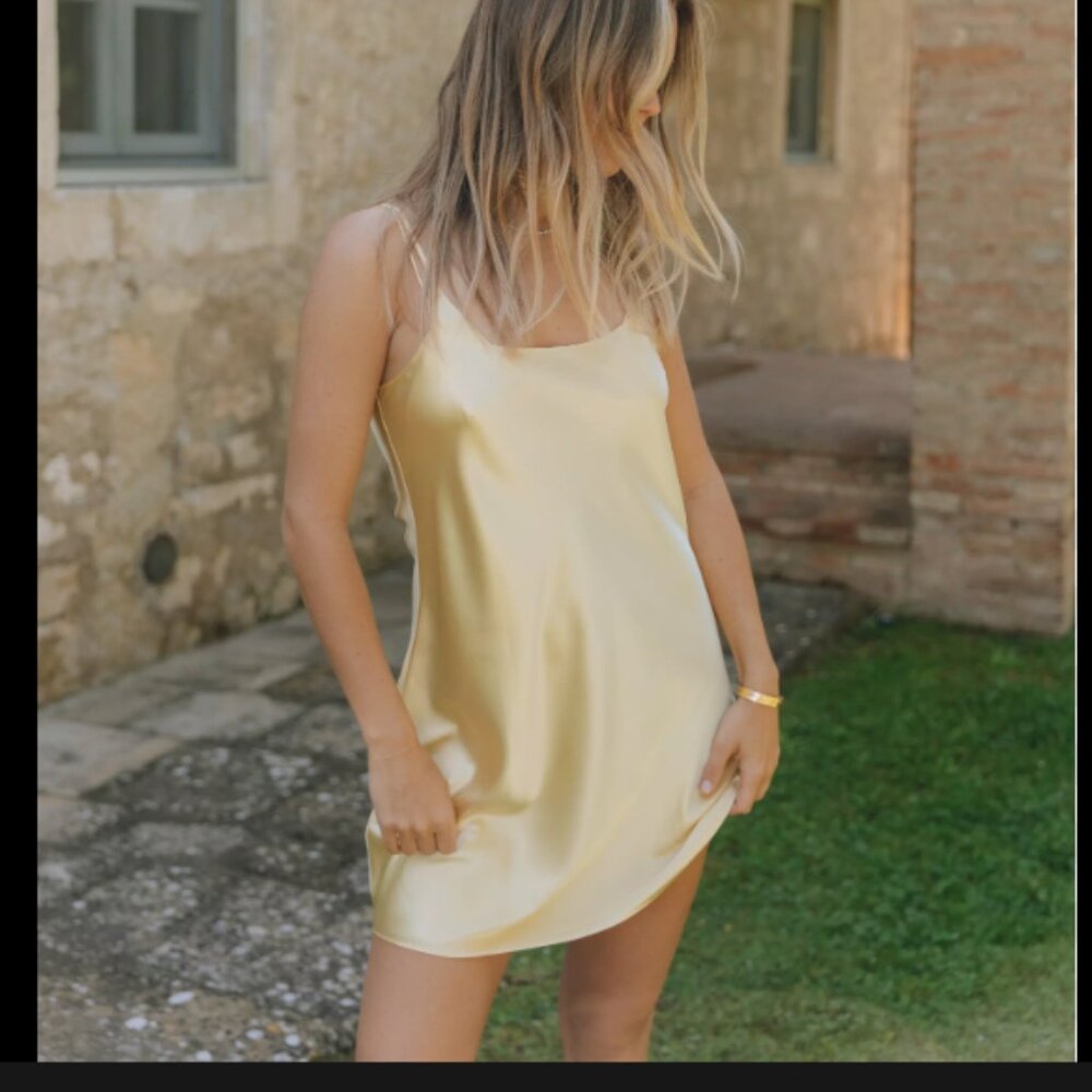 Daily Drills Silk Slip Dress